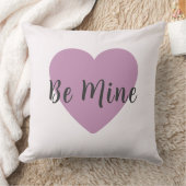 Be Mine Mauve Pink Heart Valentine's Day  クッション (ブランケット)
