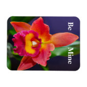 Be Mine Orange Orchidフレキシブル磁石 マグネット (横)