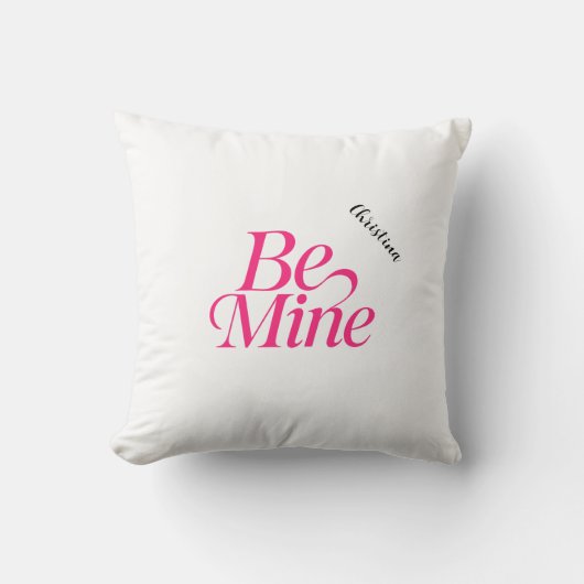Be Mine Personalised クッション (正面)