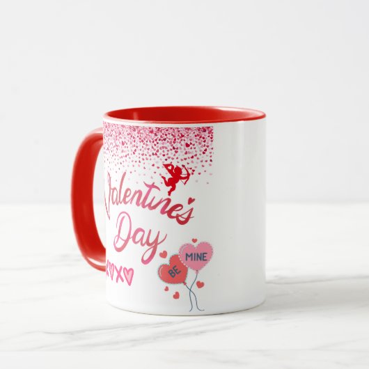 Be Mine Personalized Mug マグカップ (正面左)