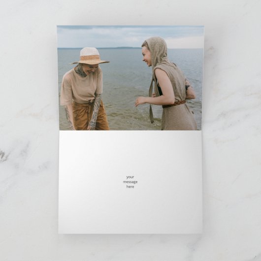 Be Mine Photo Valentines Day シーズンカード (内部)