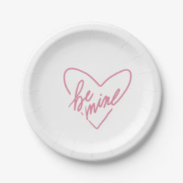 BE MINE PLATE ペーパープレート