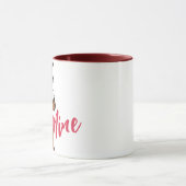 Be Mine Sign Mug, Sweet Valentines Day Romantic マグカップ (中央)