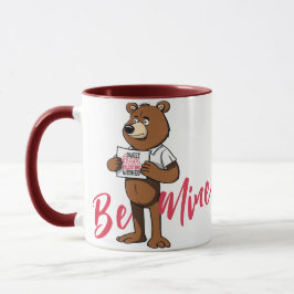 Be Mine Sign Mug, Sweet Valentines Day Romantic マグカップ