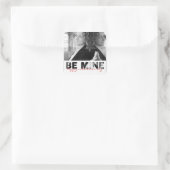 Be mine St Valentineフォトステッカーカスタム |正方形 スクエアシール (バッグ)