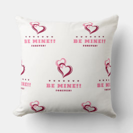 Be Mine Throw Pillow クッション