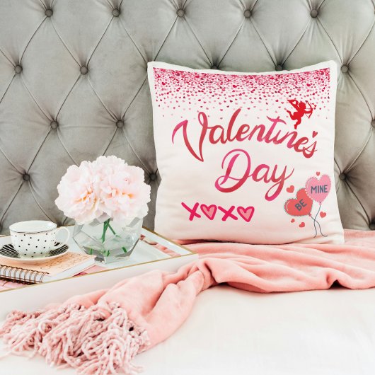 Be Mine Throw Pillow クッション