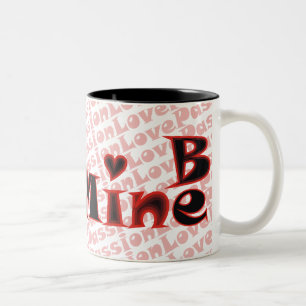 Be Mine Valentineフォトマグカップ ツートーンマグカップ