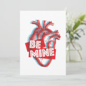 Be Mine Valentineフラットカード サンキューカード (スタンド正面)