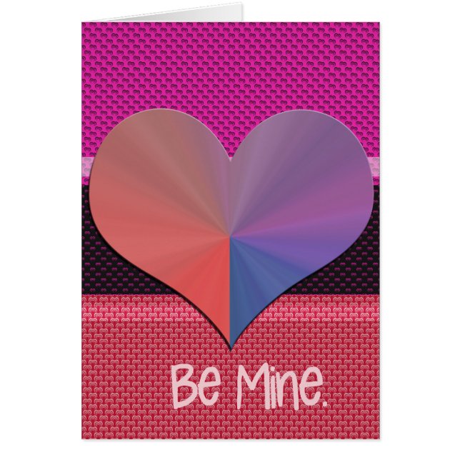 Be Mine Valentine反射ハート (正面)