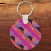 Be Mine Valentine反射ハート キーホルダー (正面)