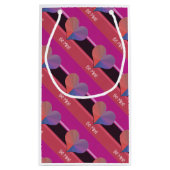 Be Mine Valentine反射ハート スモールペーパーバッグ (裏面)