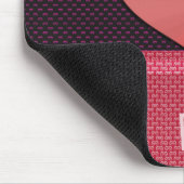 Be Mine Valentine反射ハート マウスパッド (コーナー)