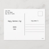 Be Mine Valentine, 2かわいいピンクのさくらんぼin Love シーズンポストカード (裏面)