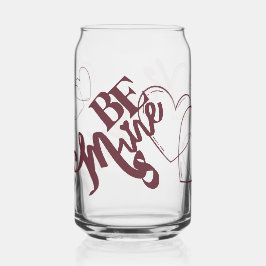 Be Mine Valentine Can Glass ガラス缶
