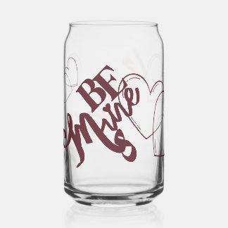 Be Mine Valentine Can Glass ガラス缶