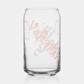 Be Mine Valentine Can Glass ガラス缶 (裏面)