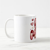 Be Mine Valentine Coffee Mug | Patchwork Quilted H コーヒーマグカップ (左)