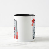 「Be Mine Valentine Dalmatian Puppy Coffee Mug マグカップ (中央)