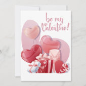 Be Mine Valentine Flat Holiday Card シーズンカード (正面)
