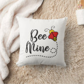 Be Mine Valentine Love Bee クッション (ブランケット)