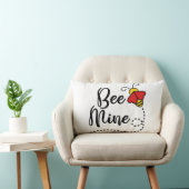 Be Mine Valentine Love Bee ランバークッション (椅子)