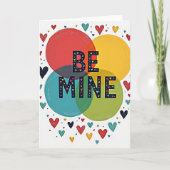 Be Mine Valentine Love Card カード (正面)