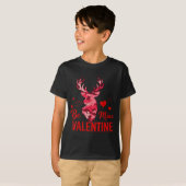 Be Mine Valentine Nk Camo Buck Deer Hunting Valent Tシャツ (正面フル)