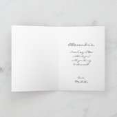 Be Mine Valentine Photo Be My Bridesmaid シーズンカード (内部)