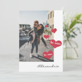 Be Mine Valentine Photo Be My Bridesmaid シーズンカード (スタンド正面)