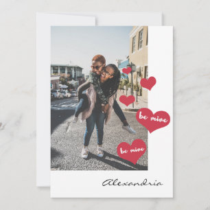 Be Mine Valentine Photo Be My Bridesmaid シーズンカード