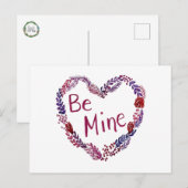 Be Mine Valentine Postcard シーズンポストカード (正面/裏面)