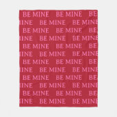 Be Mine Valentine’s Day Gift – Romantic Love  フリースブランケット (正面)