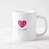 Be Mine Valentine shirt |Rose with Heart Love ジャンボコーヒーマグカップ (右)