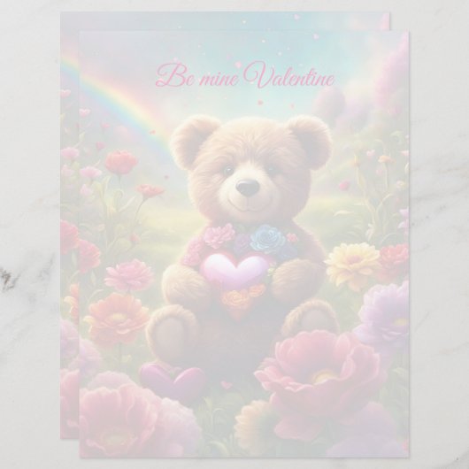 Be mine Valentine Teddy 1 (正面/裏面)