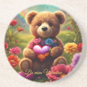 Be mine Valentine Teddy 1 コースター (正面)