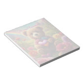 Be mine Valentine Teddy 1 ノートパッド (アングル)