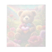 Be mine Valentine Teddy 1 ノートパッド (正面)