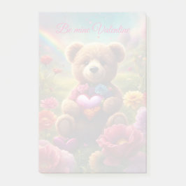 Be mine Valentine Teddy 1 ポストイット
