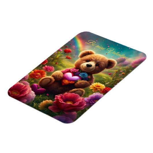 Be mine Valentine Teddy 1 マグネット (左側)