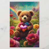 Be mine Valentine Teddy 1 便箋 (正面)