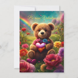 Be mine Valentine Teddy 1 招待状