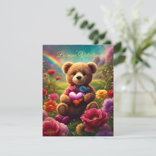 Be mine Valentine Teddy 1 招待状 (スタンド正面)