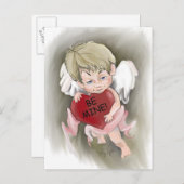 Be Mine Valentine's Dayはがき シーズンポストカード (正面/裏面)