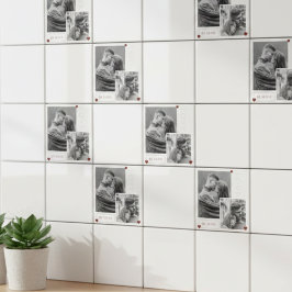 Be Mine Valentine's Dayカップルの写真の愛 タイル