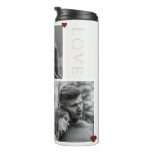 Be Mine Valentine's Dayカップルの写真の愛 タンブラー (回転右)