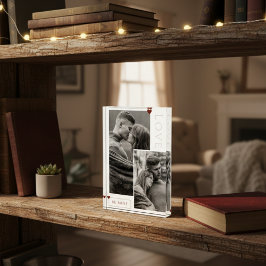 Be Mine Valentine's Dayカップルの写真の愛 フォトブロック