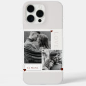 Be Mine Valentine's Dayカップルの写真の愛 Case-Mate iPhoneケース (裏面)