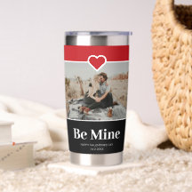 Be Mine Valentines Dayカップル写真ウォーターボトル