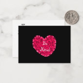Be Mine Valentine's Dayカード ノートカード (正面/裏面インサイチュ)